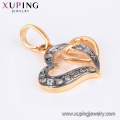 33291 Xuping fashion jewelry molds for sale, delicate double heart shaped charm pendant